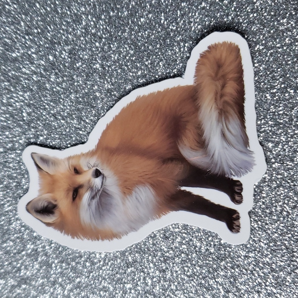 ANIMAL NATURE waterproof Sticker fox vixen